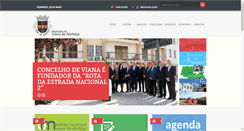 Desktop Screenshot of cm-vianadoalentejo.pt